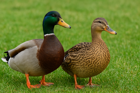 Male and Female ducks 